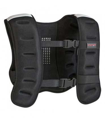 SPORTNOW Weighted Vest, 8 kg Weight Vest with Adjustable Straps, Reflective Strips, Black