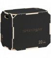 SPORTNOW Non-Slip Plyo Box, Corner-free Wooden Jump Box, 24"x20"x16.1"