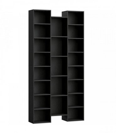 HOMCOM 21-Compartment Bookshelf - Black