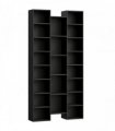 HOMCOM 21-Compartment Bookshelf - Black