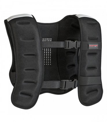 SPORTNOW Weighted Vest, 5 kg Weight Vest with Adjustable Straps, Reflective Strips, Black