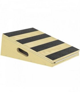 SPORTNOW Portable Slant Board, Adjustable Incline Board Calf Stretcher with Extra Side-Handle Design for Home Gym