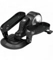 SPORTNOW Under Desk Elliptical Machine with LCD Monitor, 8 Adjustable Magnetic Resistances for 2-in-1 Seat & Stand Up Exercise