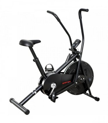 SPORTNOW Exercise Bike with Adjustable Seat, LCD Display for Home Gym