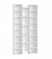 HOMCOM 21-Compartment Bookshelf - White