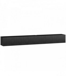 HOMCOM 180cm Floating TV Stand, Wall Mount TV Unit with Cable Management Hole, Fits up to 72" TV, Black