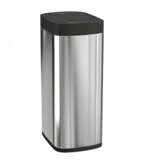 HOMCOM 50L Sensor Bin, Automatic Kitchen Bin, Manual Override, Battery Operated, Inner-Bucket-Free, for Kitchen, Bedroom