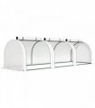Outsunny 295  x 100 cm Low Tunnel Greenhouse - White