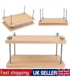 Home Wooden Book Press Multiuse Convenient Portable Sturdy Binding Press