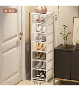 Shoe Rack Metal Shoes Cabinet Storage Organiser Shoe Rack Stand UK-8 Tier