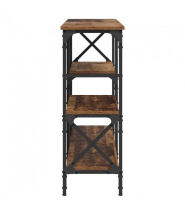vidaXL Console Table Old Wood 180 x 29 x 76.5 cm metal PB