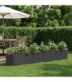 vidaXL Raised Garden Bed Black 280 x 40x 40 cm