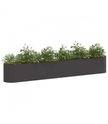 vidaXL Raised Garden Bed Black 280 x 40x 40 cm