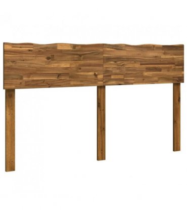 vidaXL Live Edge Headboard ROSTOCK Natural 160 cm Solid Acacia Wood