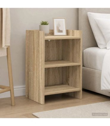 vidaXL Bedside Tables Sonoma Oak 40 x 30 x 60 cm Engineered Wood