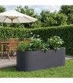 vidaXL Raised Garden Bed Anthracite 120 x 40x 40 cm