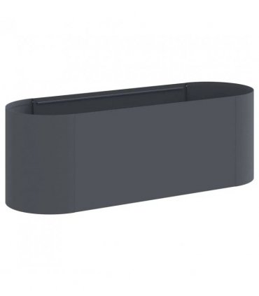 vidaXL Raised Garden Bed Anthracite 120 x 40x 40 cm