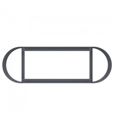 vidaXL Raised Garden Bed Anthracite 120 x 40x 40 cm