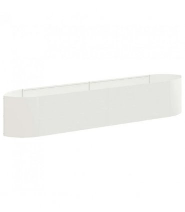 vidaXL Raised Garden Bed White 220 x 40x 40 cm Steel