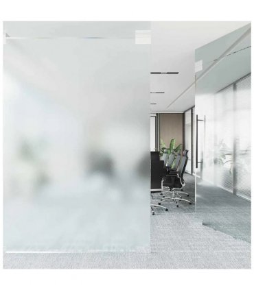 vidaXL Static Window Film Frosted Grey 60 x 1000 cm PVC