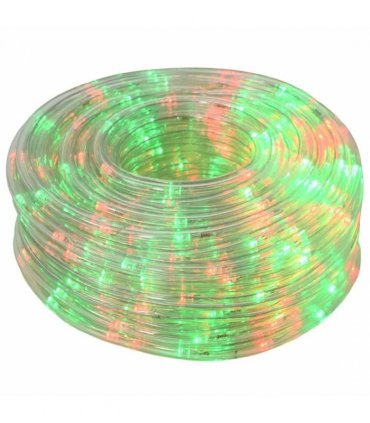 vidaXL Christmas LED Rope Light 240 LEDs Red, Green 10 m