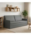 vidaXL 3 Seater Sofa Dark Grey 190 x 81 x 82 cm Fabric