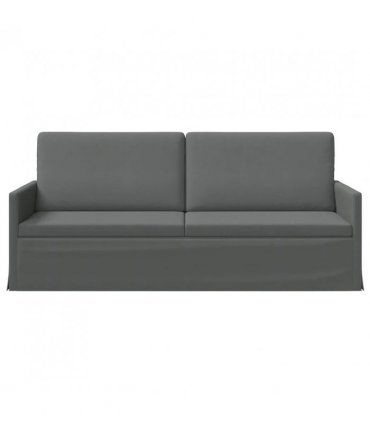 vidaXL 3 Seater Sofa Dark Grey 190 x 81 x 82 cm Fabric