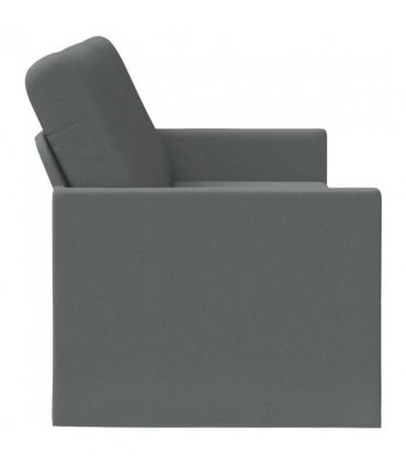 vidaXL 3 Seater Sofa Dark Grey 190 x 81 x 82 cm Fabric
