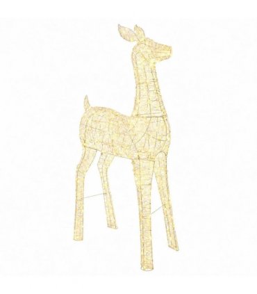 vidaXL Christmas LED Reindeer Motif Light LOVIISA 900 LEDs Warm White