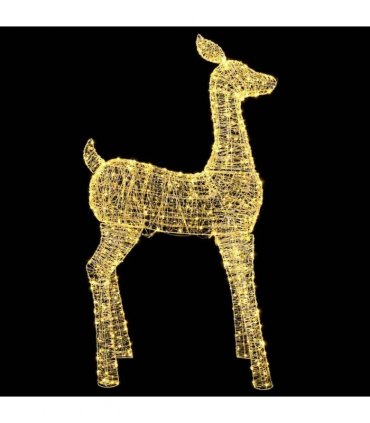 vidaXL Christmas LED Reindeer Motif Light LOVIISA 900 LEDs Warm White