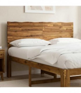 vidaXL Live Edge Headboard ROSTOCK Natural 120 cm Solid Acacia Wood
