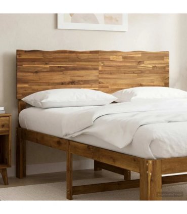vidaXL Live Edge Headboard ROSTOCK Natural 120 cm Solid Acacia Wood