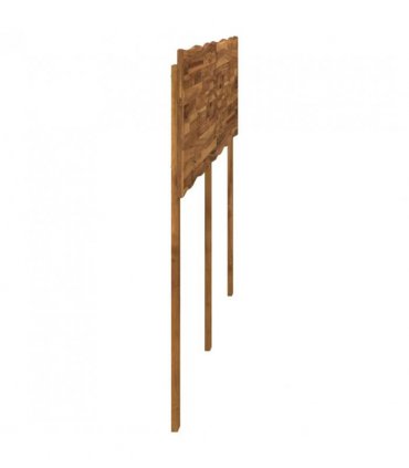 vidaXL Live Edge Headboard ROSTOCK Natural 120 cm Solid Acacia Wood
