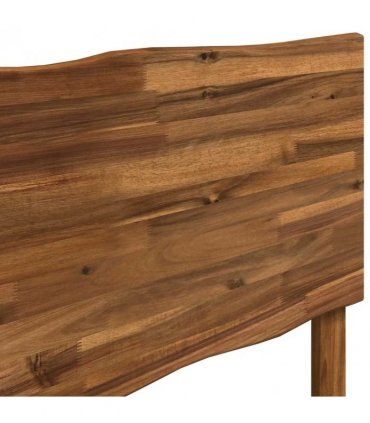 vidaXL Live Edge Headboard ROSTOCK Natural 120 cm Solid Acacia Wood