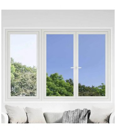 vidaXL Static Reflective Solar Window Film Silver 45 x 1000 cm PVC