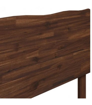 vidaXL Live Edge Headboard ROSTOCK Dark Brown 140 cm Solid Acacia Wood