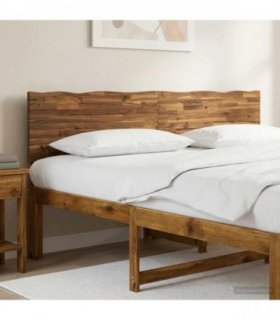 vidaXL Live Edge Headboard ROSTOCK Natural 180 cm Solid Acacia Wood