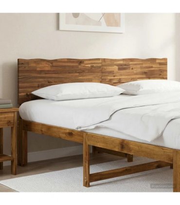 vidaXL Live Edge Headboard ROSTOCK Natural 180 cm Solid Acacia Wood
