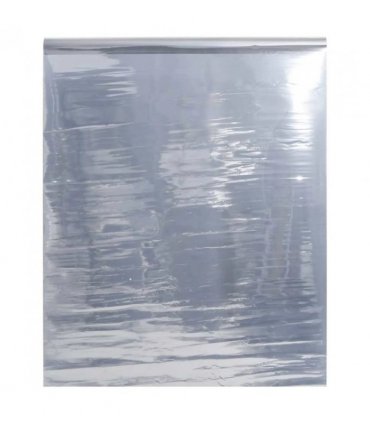 vidaXL Solar Film Static Reflective Effect Silver 45x500 cm PVC