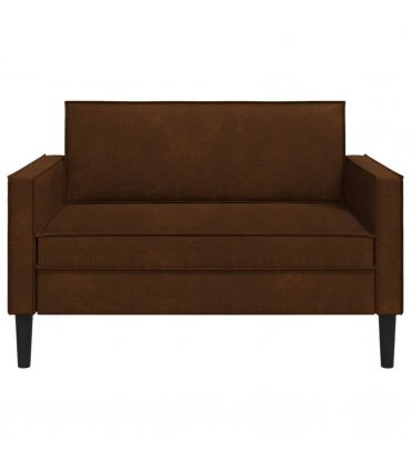 vidaXL XXL Armchair Brown Faux Suede Leather