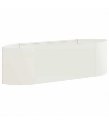 vidaXL Raised Garden Bed White 140 x 40x 40 cm Steel