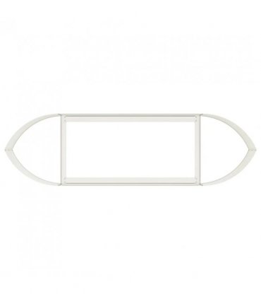vidaXL Raised Garden Bed White 140 x 40x 40 cm Steel