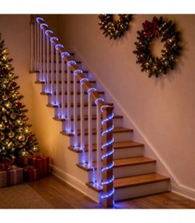 vidaXL Christmas LED Rope Light 480 LEDs Blue 20 m