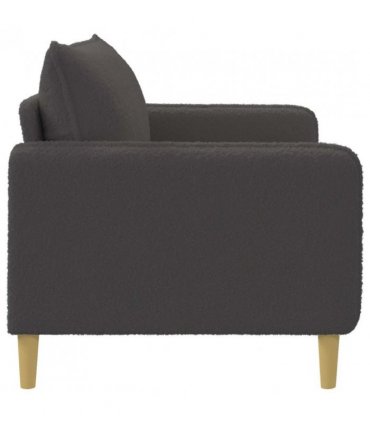 vidaXL XL Armchair Dark Grey Bouclé