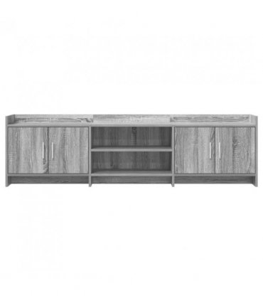 vidaXL TV Cabinet 168 x 33 x 47 cm Grey Sonoma Engineered Wood