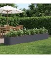 vidaXL Raised Garden Bed Anthracite 360 x 40x 40 cm