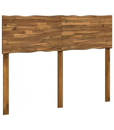 vidaXL Live Edge Headboard ROSTOCK Natural 135 cm Solid Acacia Wood