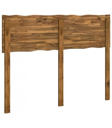 vidaXL Live Edge Headboard ROSTOCK Natural 135 cm Solid Acacia Wood