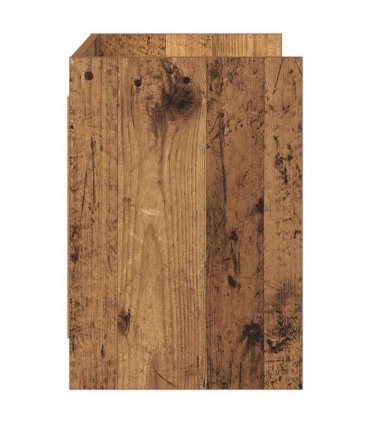 vidaXL TV Cabinet 100 x 33 x 47 cm Old Wood Engineered Wood