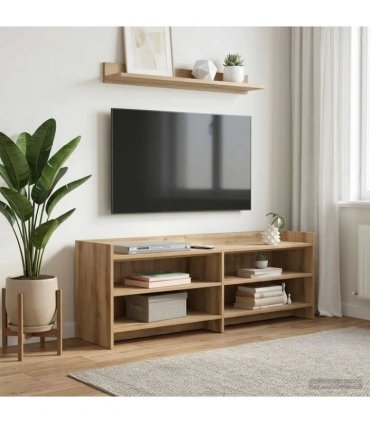vidaXL TV Cabinet 135 x 33 x 47 cm Artisan Oak Engineered Wood
